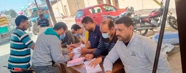 بالصور .. محافظ كفر الشيخ : توريد  95409 طن و 705 كيلو قمح للصوامع والشون وحصاد 190 ألف فدان 
