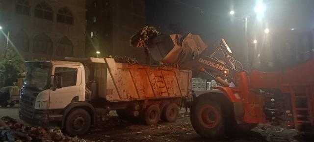 محافظ القليوبية: رفع 650 طن قمامة من شوارع شبرا الخيمة