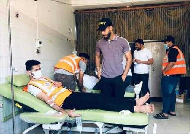 استعدادا لوصول المصابين الفلسطنيين.. مبادرة للتبرع بالدم في مستشفى الشيخ زويد