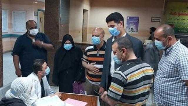 نائب محافظ القليوبية يتفقد مستشفى التأمين بشبرا الخيمة