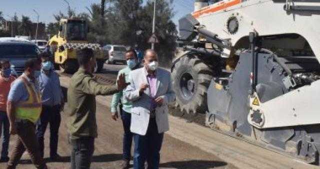 محافظ أسيوط: اعتماد 805 ملايين جنيه لأكبر خطة رصف فى تاريخ المحافظة