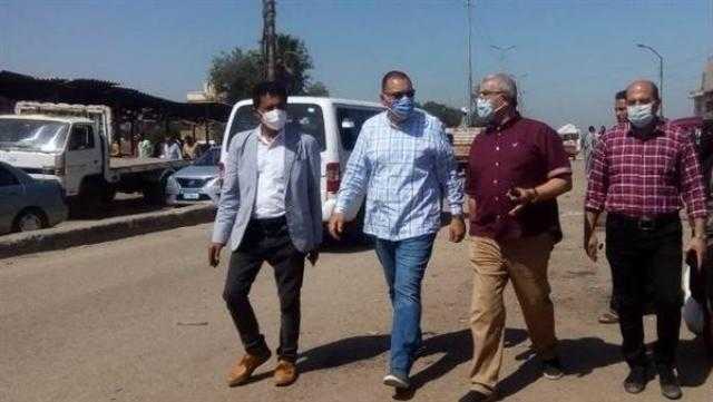 محافظ الشرقية يُتابع أعمال الرصف والتطوير الجارية بشوارع مدينة بلبيس