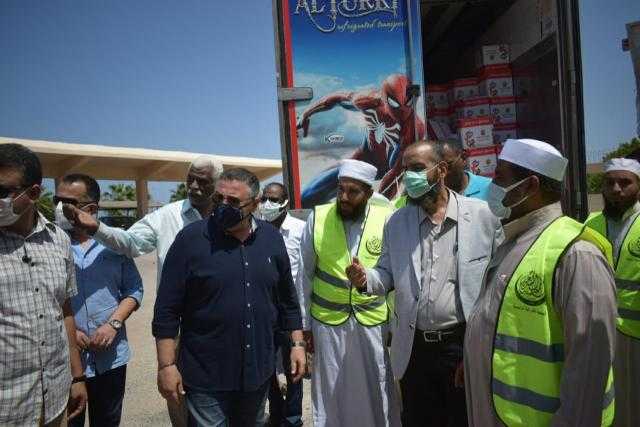 إطلاق قافلة ”أبواب الخير” في البحر الأحمر بـ15 ألف كرتونة مواد غذائية
