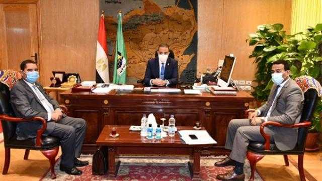 محافظ الفيوم يبحث مع وفد «القومية للاستشعار عن بعد» سبل التعاون المشترك