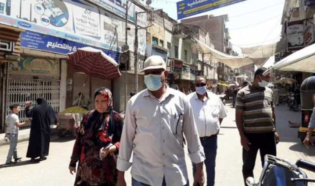 تحرير5 محضر وإزالة 43 حالة إشغال بمركز بني مزار في المنيا