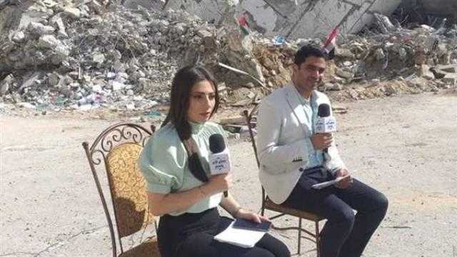 ”احتفاء فلسطيني بالوفد الإعلامي”.. محمد المعتصم يكشف كواليس بث ”صباح الخير يا مصر” من غزة