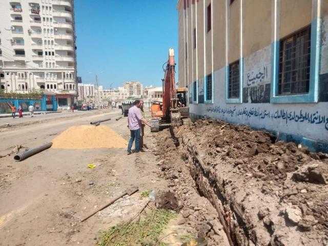 بالصور.. محافظ كفر الشيخ : تطوير منطقة المدارس ورصف وإنارة محور سعد زغلول حتى صيري القاضي