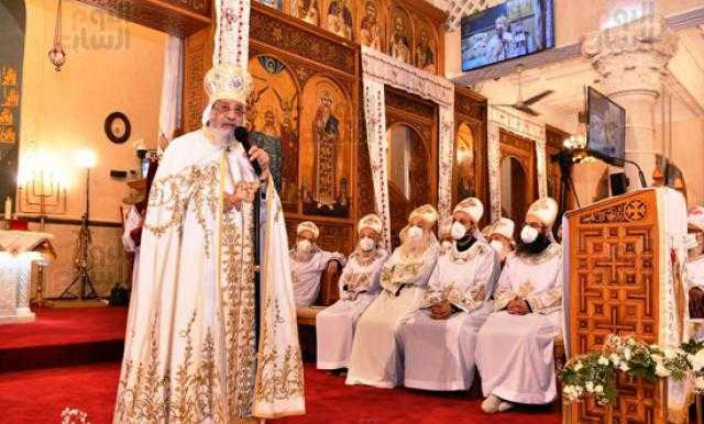 البابا تواضروس يشهد احتفال كنيسة القديسين بالإسكندرية باليوبيل الذهبي