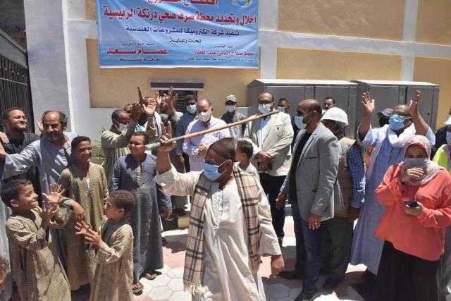 محافظ أسيوط يفتتح أعمال الاحلال والتجديد لمشروع محطة صرف صحي درنكة الرئيسية بتكلفة 18 مليون جنيه