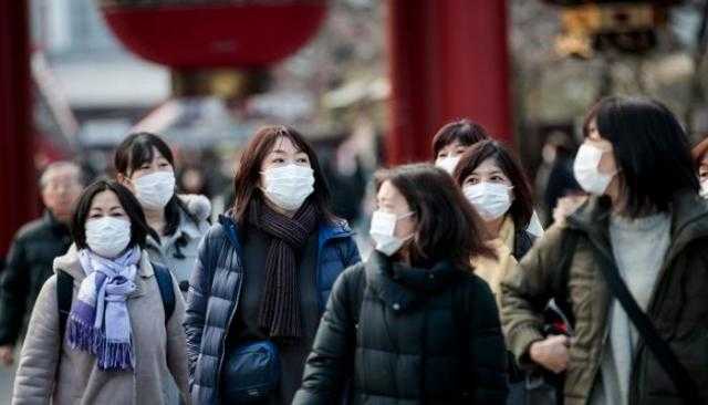 اليابان تسجل أكثر من 1300 إصابة و20 وفاة جديدة بفيرس كورونا