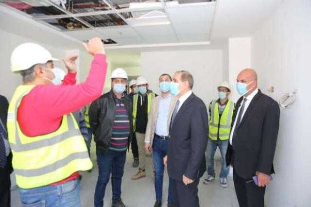 بالصور ..  مركز الأورام بكفر الشيخ يشهد التشطيبات النهائية وتوريد الأجهزة خلال أيام