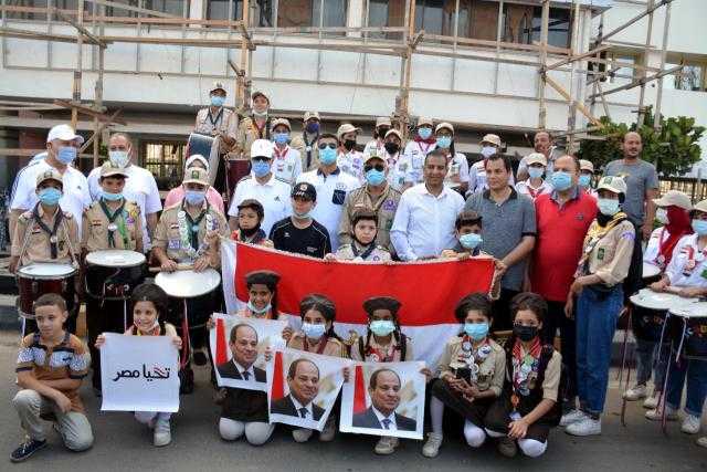 مسيرة شبابية وندوة حوارية احتفالا بذكرى ثورة 30 يونيو بالقليوبية