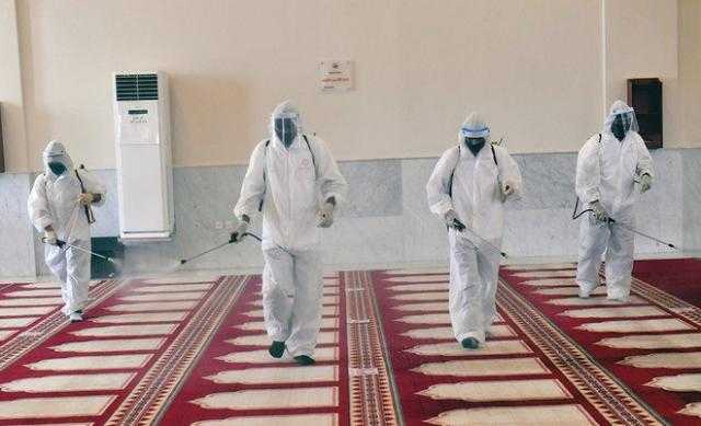 تعقيم وتطهير المساجد بالغربية استعدادا لصلاة عيد الأضحى