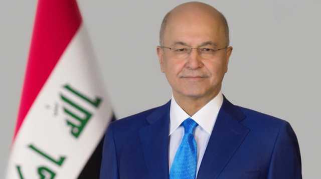 الرئيس العراقى يؤكد ضرورة مواصلة الجهد لمواجهة كورونا
