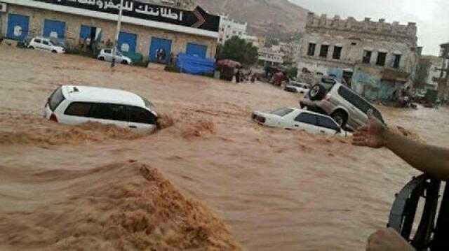 وفاة 7 أشخاص جراء سيول الأمطار شرقي اليمن