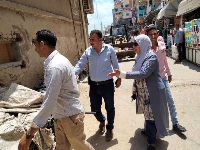 حملات لرفع الإشغالات ورصف الطرق ومتابعة المخابز بالحامول