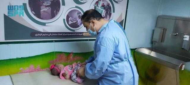 عيادات مركز الملك سلمان للإغاثة تقدم خدماتها الطبية لـ 628 فردا في مخيم الزعتري