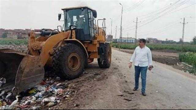 رفع 8180 طن قمامة ومخلفات بمحافظة الشرقية خلال شهر