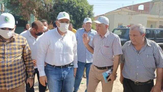 محافظ الشرقية يتابع مشروعات الإنشاءات والصرف الصحي بهيها.. صور
