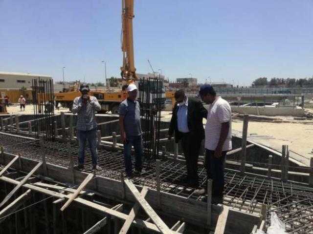رئيس النوبارية الجديدة: الانتهاء من الهيكل الخرساني لمحطة رفع مياه الصرف