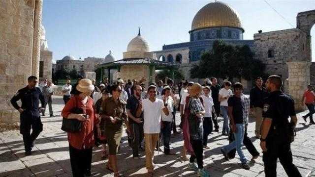 وسط حراسة شرطة الاحتلال.. مستوطنون يقتحمون باحات الأقصى
