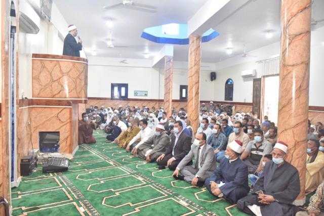سكرتير عام أسيوط يفتتح مسجد الشيخ شهاب الدين بقرية المطمر بساحل سليم