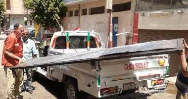 تكثيف حملات إزالة التعديات بالشوارع والطرق العامة في الشرقية