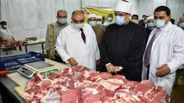 الأوقاف توزع 100 طن لحوم أضاحي في المحافظات