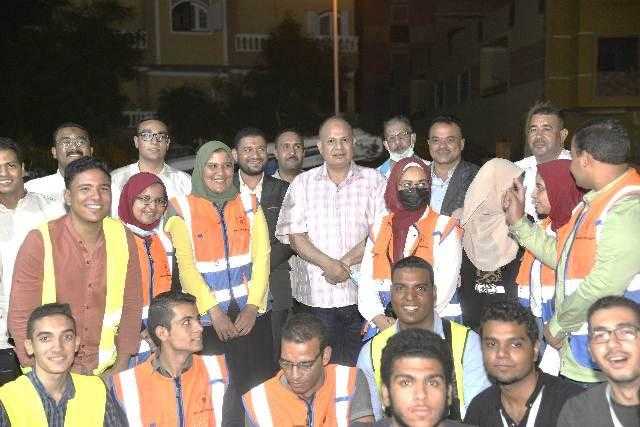 محافظ أسيوط مع الشباب لتسليط الضوء على الموقف التنفيذي لمبادرة ”حياة كريمة”