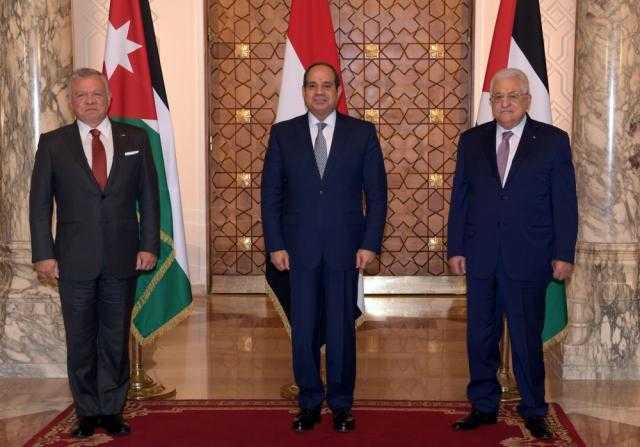 تفاصيل البيان الختامي لـ القمة المصرية الأردنية الفلسطينية