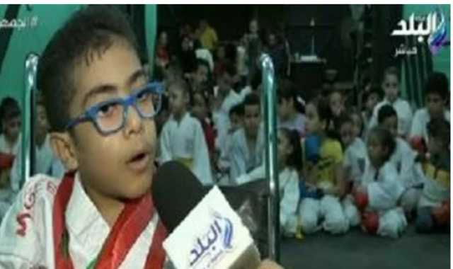 أول الجمهورية من ذوي الهمم في الكاراتيه: بقول للي عنده إعاقة العب رياضة دي مش مشكلة