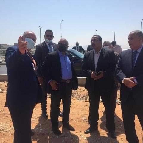 محافظ السويس يستقبل مساعد أول وزير التموين ورئيس جهاز تنمية التجارة الداخلية