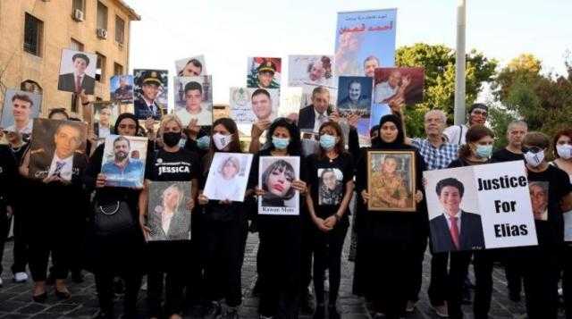 لبنان: وقفة رمزية احتجاجية لأهالي ضحايا انفجار مرفأ بيروت للكف عن تهميش قضيتهم