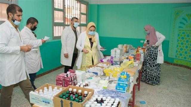 قافلة طبية لجامعة طنطا بحياة كريمة