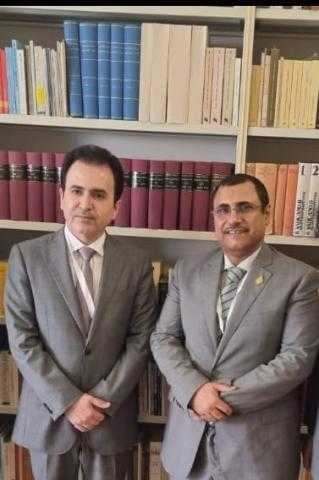 رئيس البرلمان العربي يلتقي وزير الأوقاف والشؤون الدينية بإقليم كردستان العراق