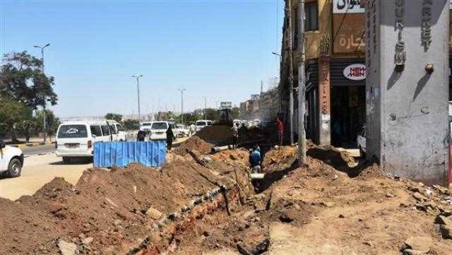 أسوان.. تنفيذ أكبر عملية إحلال وتجديد لشبكات المياه والصرف الصحي