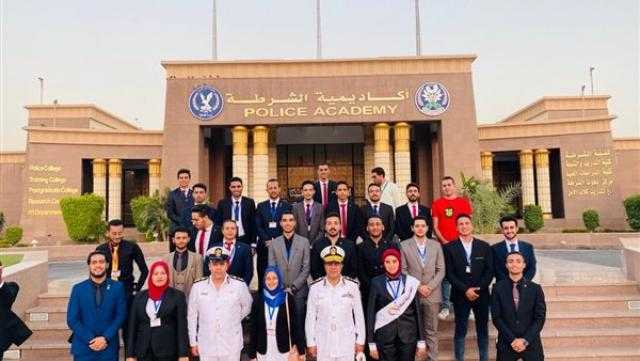 طلاب جامعة المنيا يشاركون في ورشة بأكاديمية الشرطة عن مخططات إسقاط الدولة