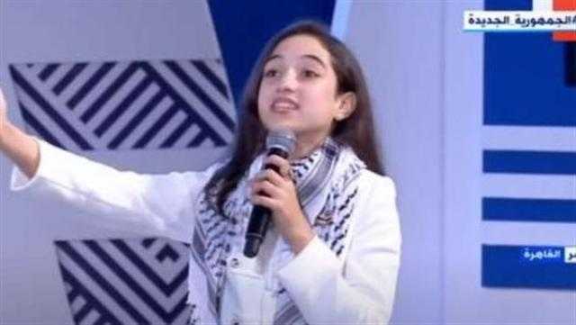 الطفلة ميس عبدالهادي تكشف كواليس اختيار قصيدة احتفالات نصر أكتوبر