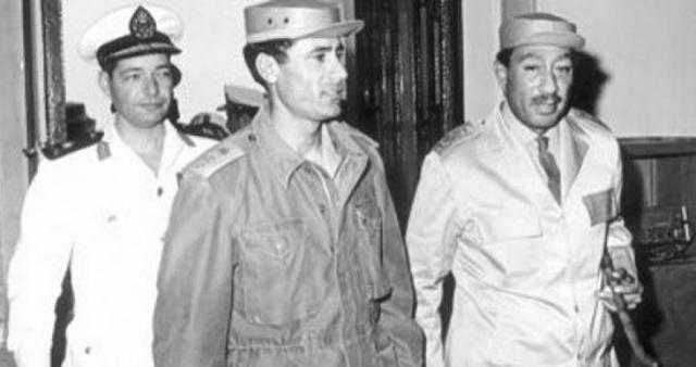شاهد ماذا دار بين السادات والقذافي قبل حرب أكتوبر؟