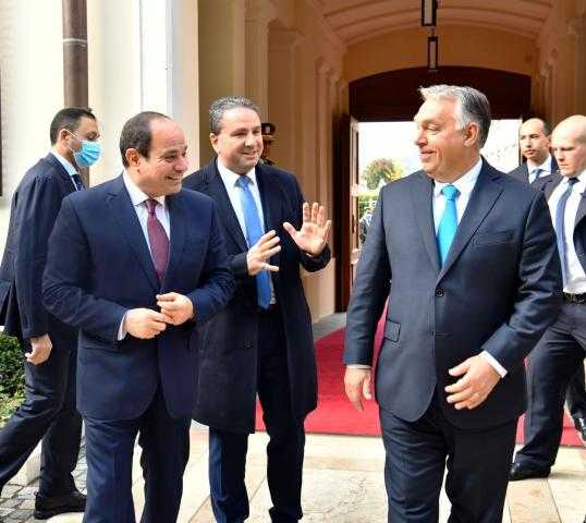 تطورات عملية السلام ومستجدات سد النهضة.. تفاصيل مباحثات الرئيس السيسي ورئيس الوزراء المجري