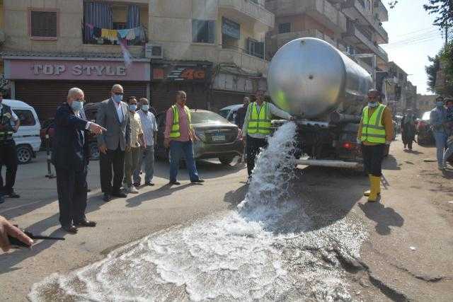 محافظ القليوبية يشهد تجربة محاكاة تصريف الأمطار بعدد من مدن المحافظة استعدادًا لموسم الشتاء 