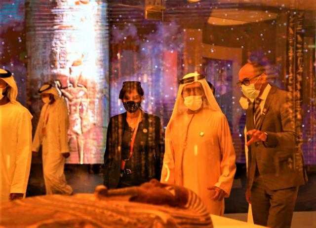 الشيخ محمد بن راشد يقوم بجولة في الجناح المصري المشارك بإكسبو 2020 دبي