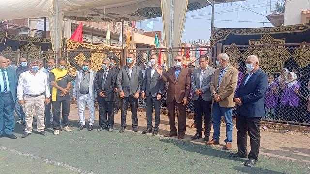 محافظ كفر الشيخ يفتتح “ملعب قانوني” بمركز شباب الرملة بتكلفة 200 ألف جنيه.. صور