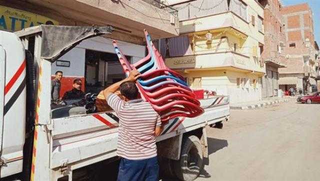 رفع 442 حالة إشغال طريق مخالفة وغلق 4 مراكز دروس خصوصية في البحيرة
