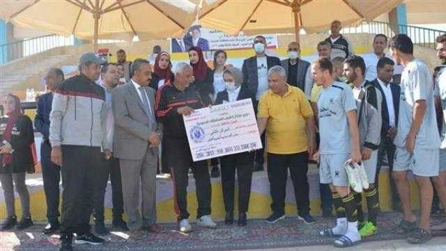 نائب محافظ الوادي الجديد تشهد ختام دوري مراكز شباب المحافظات الحدودية