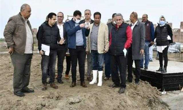 وفد الأمم المتحدة يشيد بمعدلات تنفيذ مشروعات الصرف الصحى فى دمياط