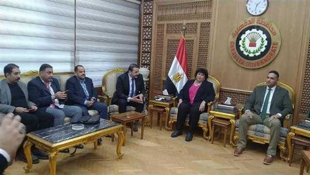 وزيرة الثقافة تصل إلى الدقهلية لافتتاح قصر ثقافة تمى الأمديد