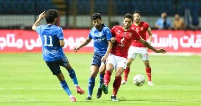 كناريا يسجل الهدف الأول لسموحة والشحات يُضيف الثالث للأهلي