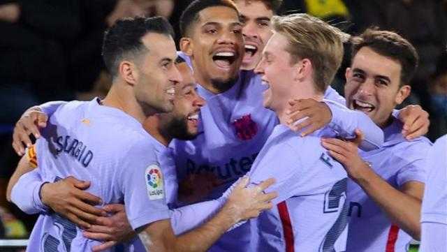 برشلونة يضرب فياريال بثلاثية مثيرة في الدوري الإسباني