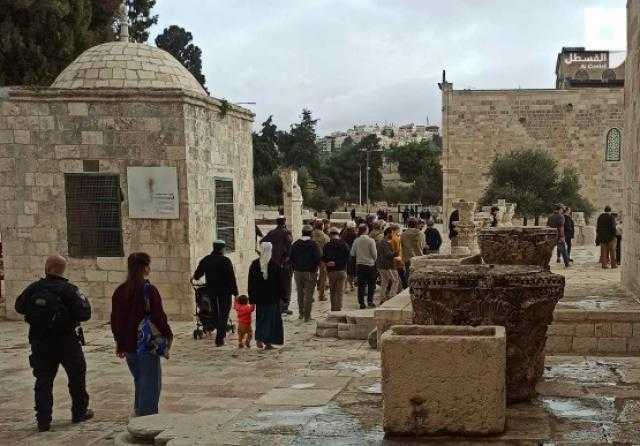 186 مستوطنا يقتحمون باحات الأقصى في خامس أيام عيد الأنوار اليهودي